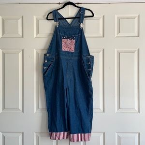 Faded Glory 18W Capri Overalls